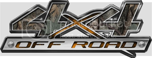 5.5"x14" 4x4 block style ambush high resolution truck bed or car side vinyl graphic decals.