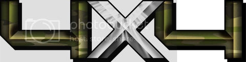 3.0"x12" 4x4 hard edge traditional green high resolution truck bed or car side vinyl graphic decals.