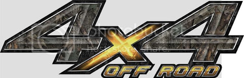 3.75"x12" 4x4 off road ambush high resolution truck bed or car side vinyl graphic decals.