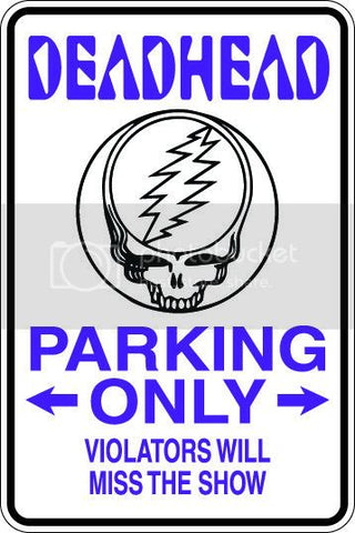 9"x12" Aluminum  deadhead  funny  parking sign for indoors or outdoors