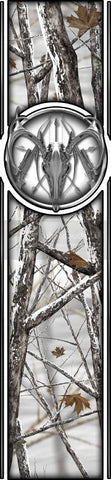 Truck bed  side chrome deer skull bed band snowstorm high resolution vinyl graphic stripe decal kit universal fit.
