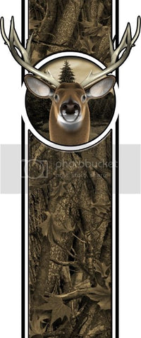 Truck bed  side deer bed band design # 2 high resolution vinyl graphic stripe decal kit universal fit.
