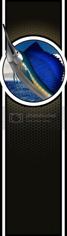 Truck bed  side sailfish bed band gold high resolution vinyl graphic stripe decal kit universal fit.